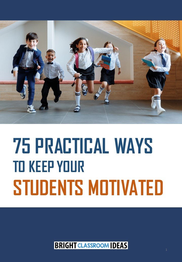 Children running, book cover: student motivation tips