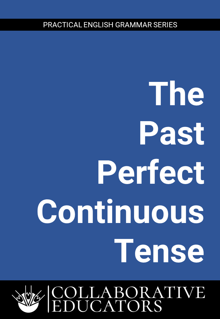 The Past Perfect Continuous Tense book cover