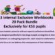 KS3 internal exclusion workbooks 20 pack bundle