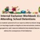 KS3 Internal Exclusion Workbook for School Detentions