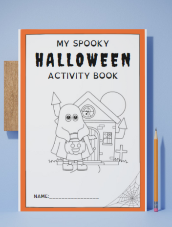 My Spooky Halloween Activity Book cover