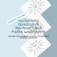 Factorising quadratics revision clock worksheets with answers.