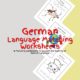 German Language Matching Worksheets