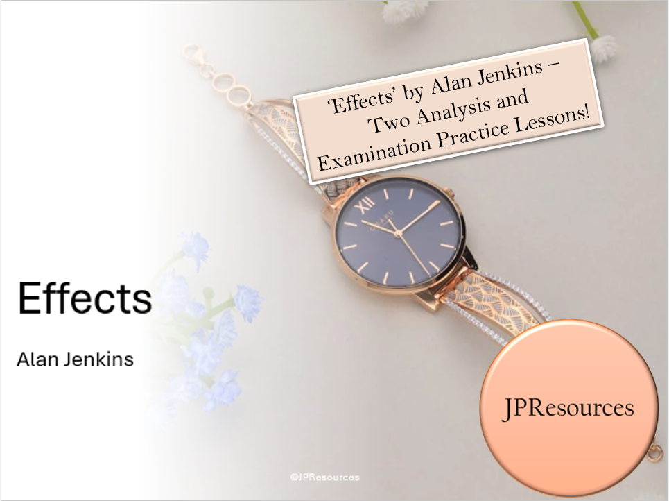 Watch and text about Alan Jenkins' 'Effects' lessons.