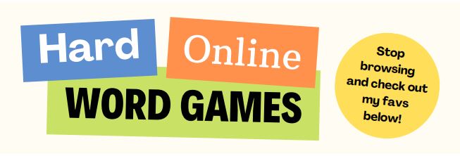 Challenging online word games for enthusiasts.