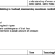 Football: dribbling and control