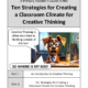 Guide for creative classroom strategies for teachers.