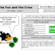 Fox and Crow fable lesson with EBL skills.