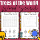 Word search puzzle featuring tree names.