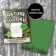 Nature Sudoku book digital download, puzzles and solutions.