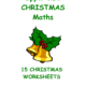 Christmas maths worksheets for upper KS2 students