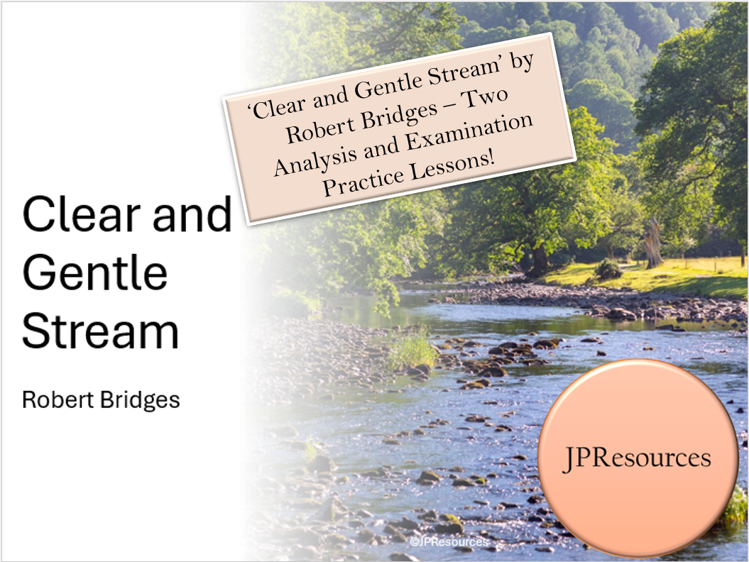 Clear and Gentle Stream by Robert Bridges