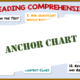 Reading Comprehension Anchor Chart