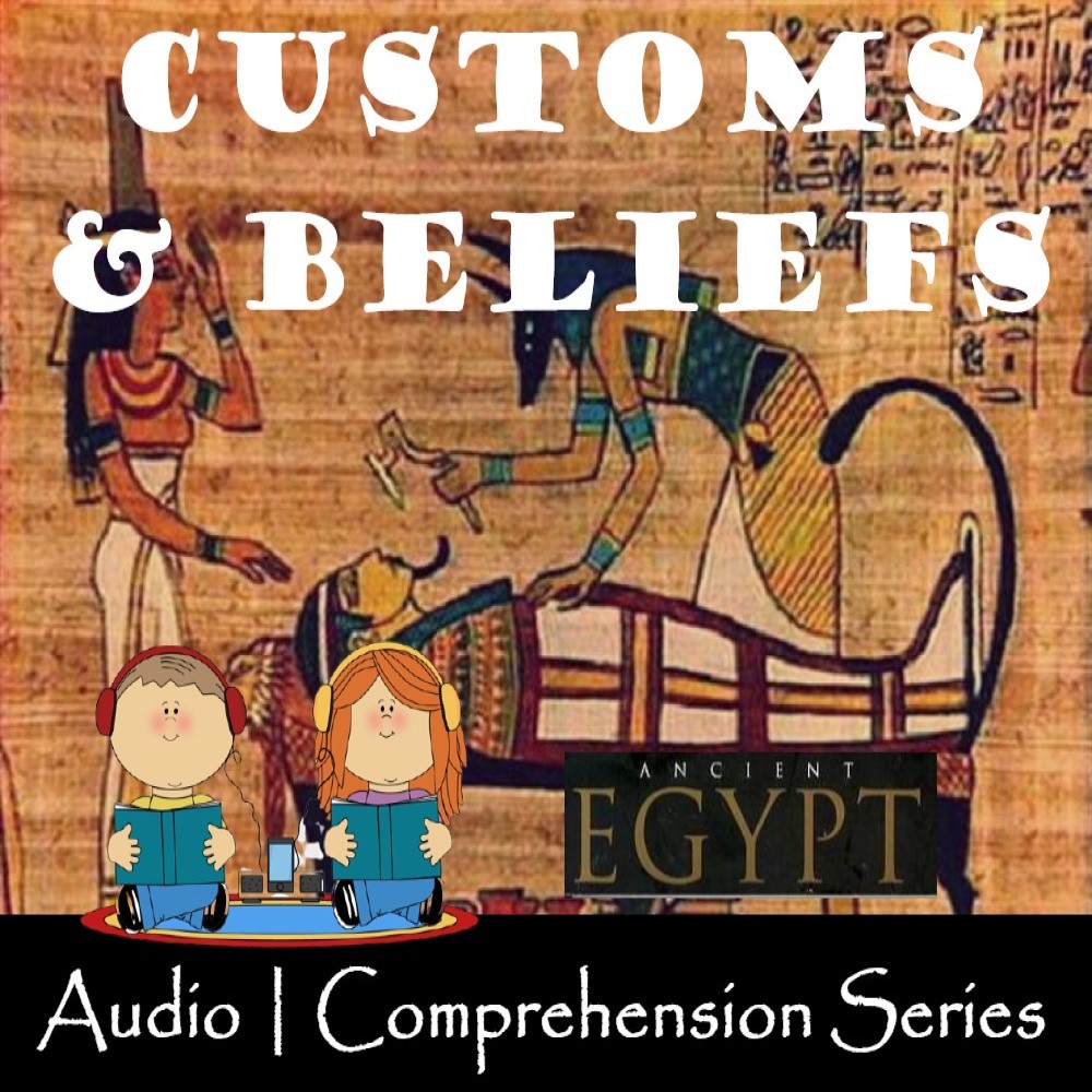 Ancient Egypt customs and beliefs audio series cover