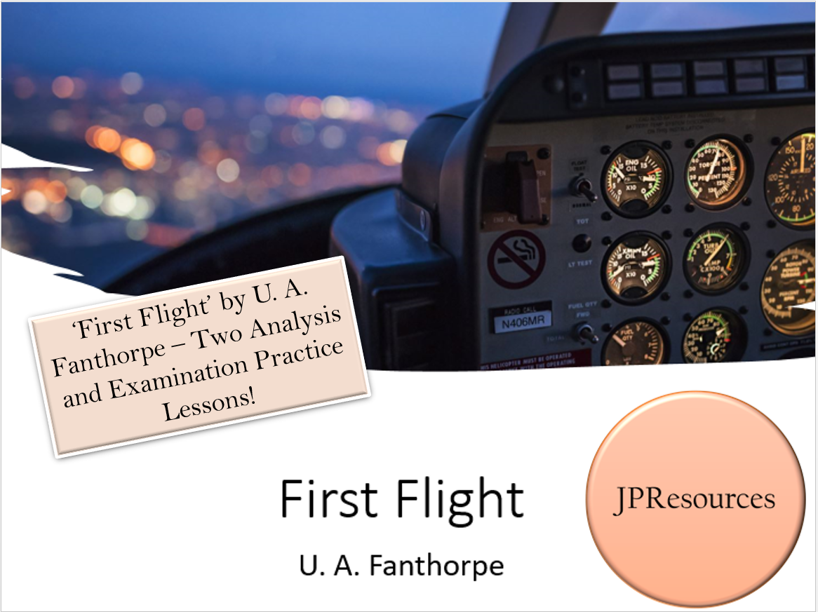 First Flight poem analysis and practice resources