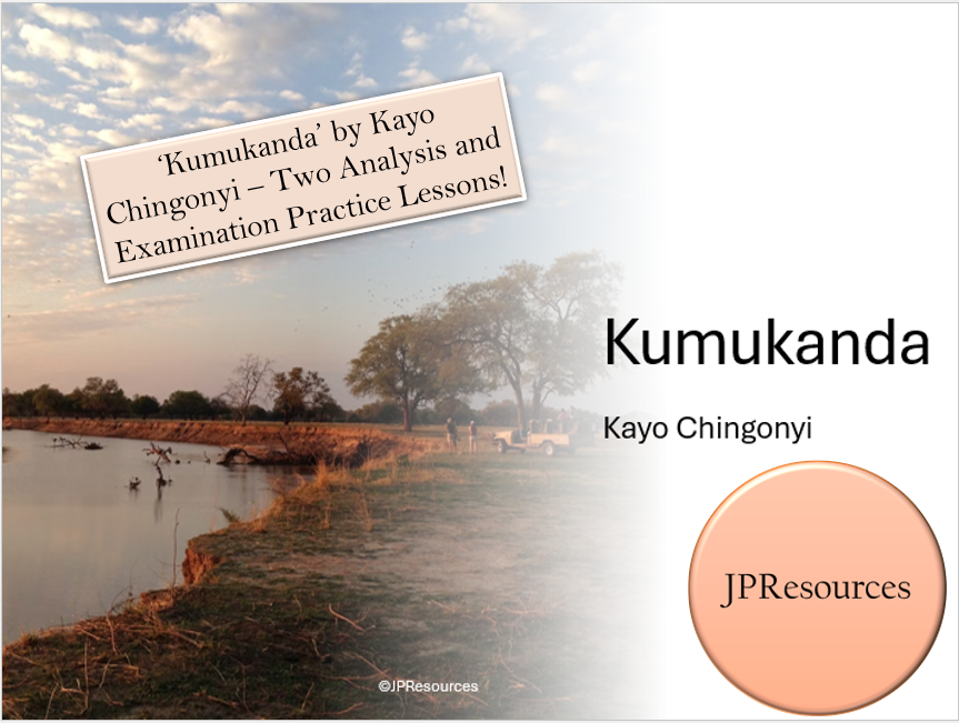 Landscape image promoting Kumukanda poetry lessons.