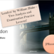 William Blake's 'London' poem analysis lessons