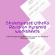 Shakespeare Richard III Revision Pyramid Worksheets