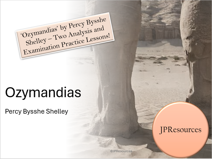 Ozymandias analysis and practice lessons by JPResources.