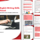 English writing skills workbook with exercises and lessons.