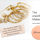 Gold jewellery with book titled 'The Jewellery Maker'.