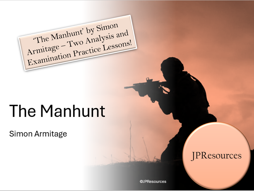 The Manhunt poem analysis and practice lessons.