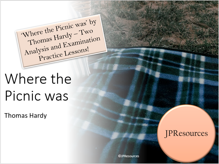 Analysis lessons on 'Where the Picnic was' poem