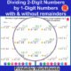 Divide 4-digit numbers by 1-digit numbers with & without remainders