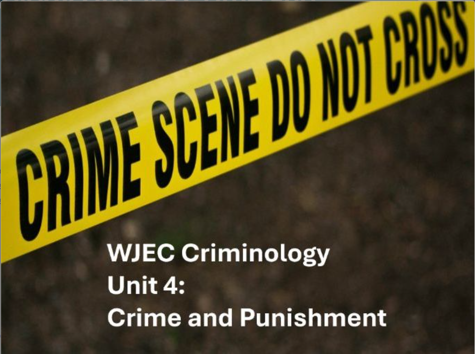 Crime scene tape for criminology course cover