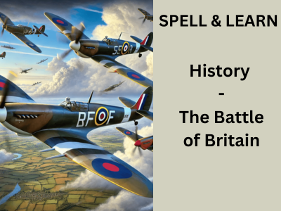 WWII fighter planes in the Battle of Britain