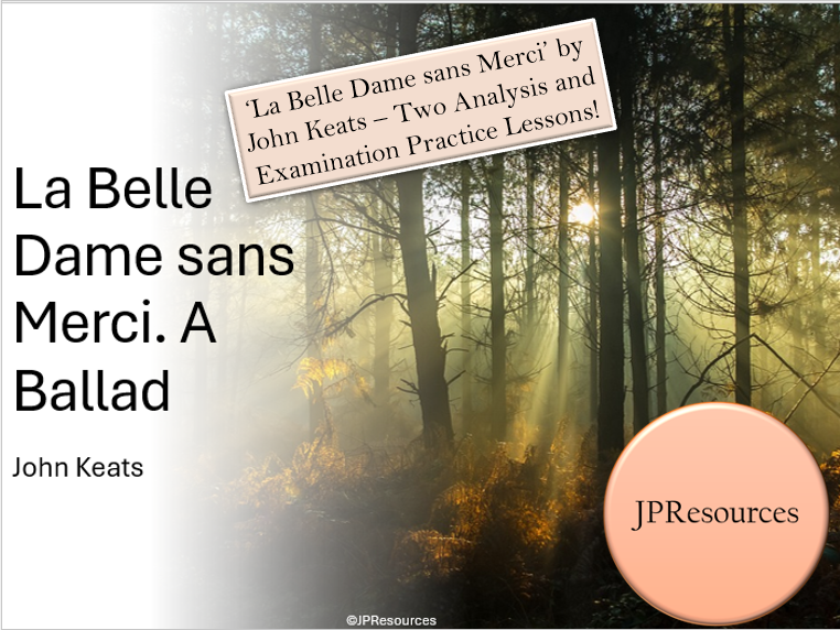 La Belle Dame sans Merci by John Keats