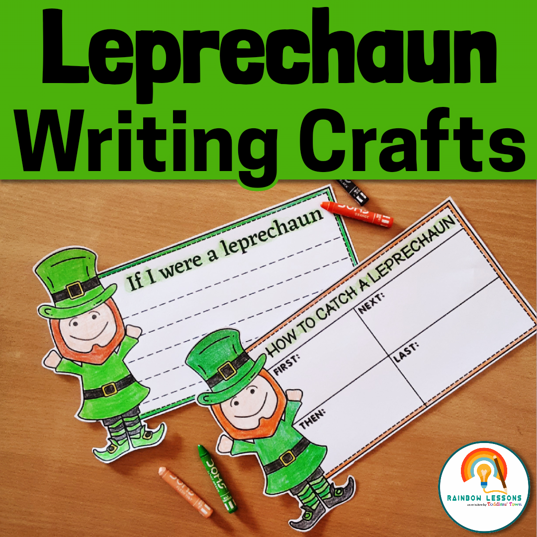 Leprechaun writing crafts for kids' activities