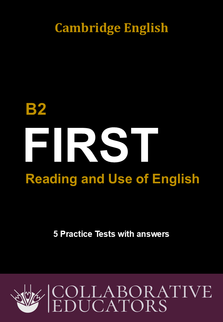 B2 English practice tests book cover