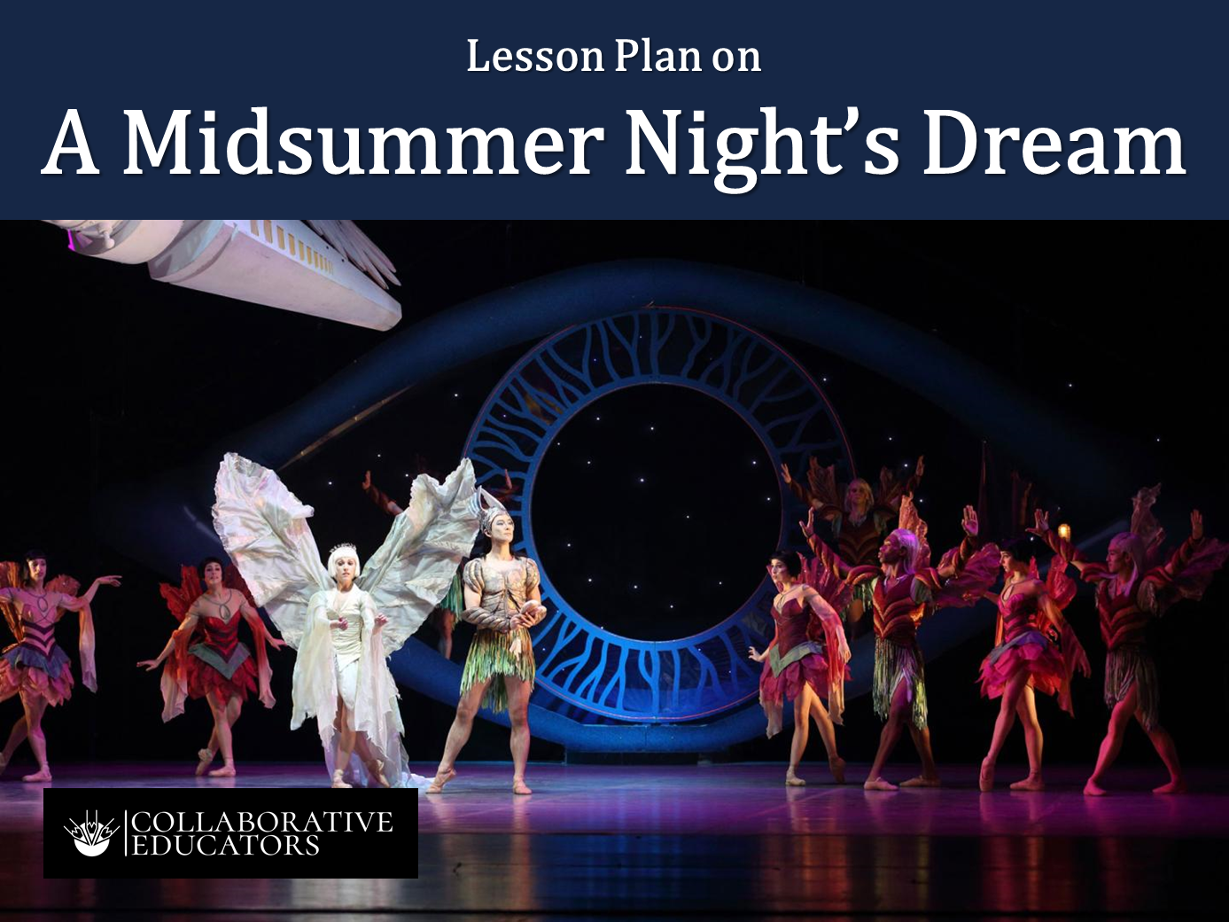 Performance of A Midsummer Night's Dream on stage