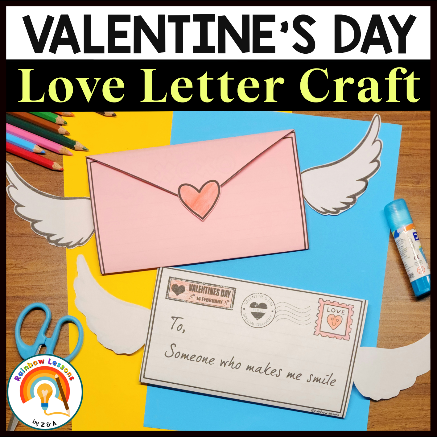 Valentine's Day love letter craft kit