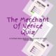 Shakespeare The Merchant Of Venice Themed Quiz Game Activity