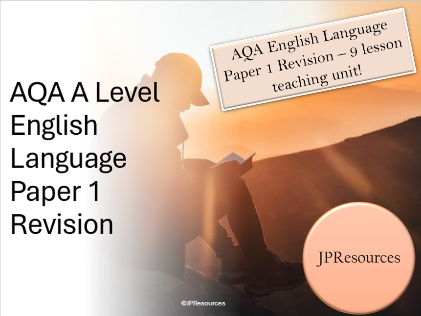 AQA A Level English Language Revision Resources