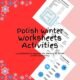 Dutch Winter Worksheets Activity