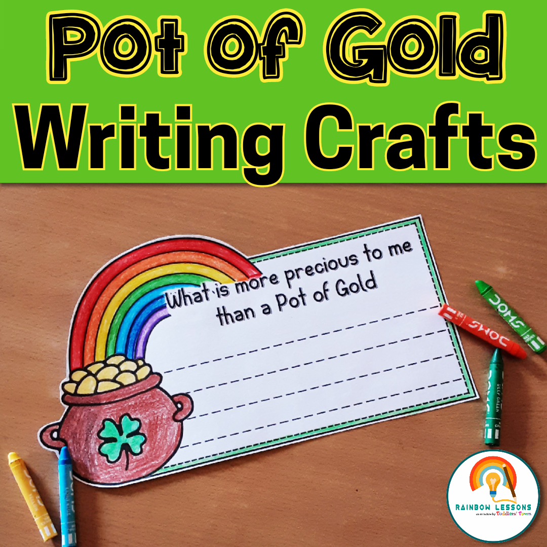 Pot of Gold writing crafts for kids