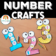 Tracing Numbers 1-10 | Number Crafts | Trace and Write Numbers | Numbers Craftivity