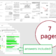Document overview: seven pages with answers included.