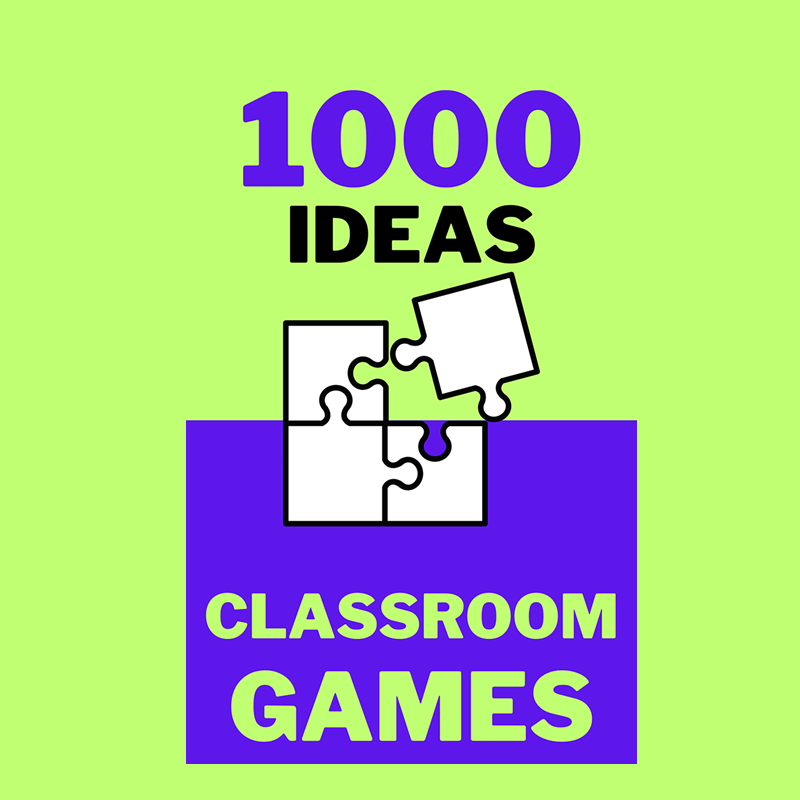 1000 classroom game ideas with puzzle pieces