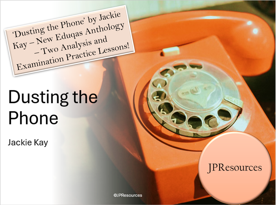 Dusting the Phone poetry analysis resource