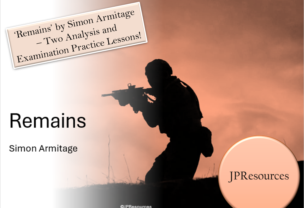 Silhouette of soldier with weapon during sunset.