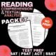 English Test Prep Packet #3 | Year 8 – Year 13 | Reading Comprehension Passages & Questions | Printable PDF with Answer Keys