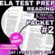English Test Prep Packet #3 | Year 8 – Year 13 | Reading Comprehension Passages & Questions | Printable PDF with Answer Keys
