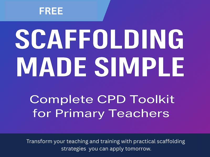 Free CPD toolkit for primary teachers.