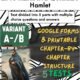 Self-grading Hamlet quizzes, chapter-by-chapter Google Forms.