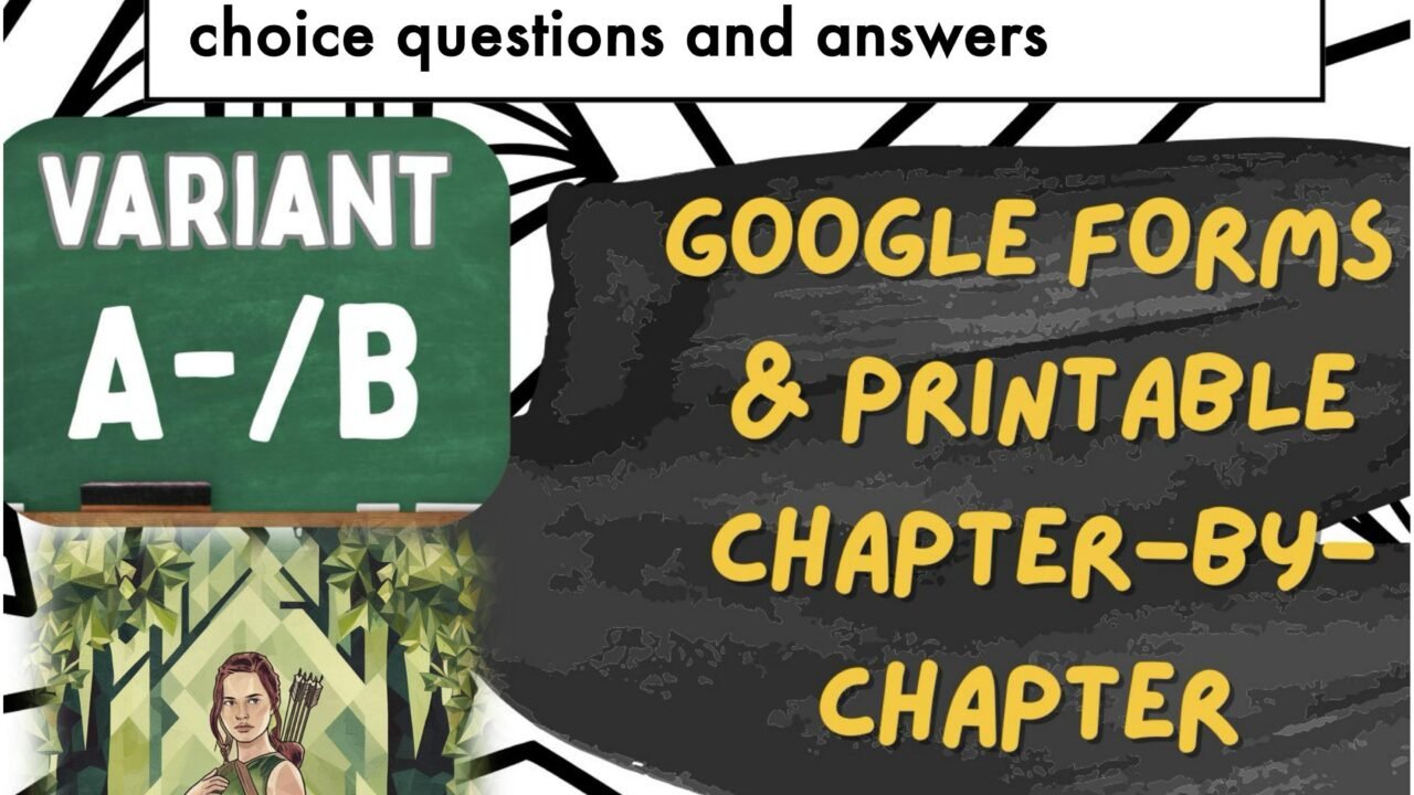 Self-grading quizzes for 'The Hunger Games' chapters.