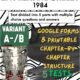 1984 reading quizzes with multiple-choice questions
